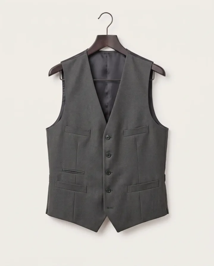 Berber Signature Waistcoat – Graphite Grey