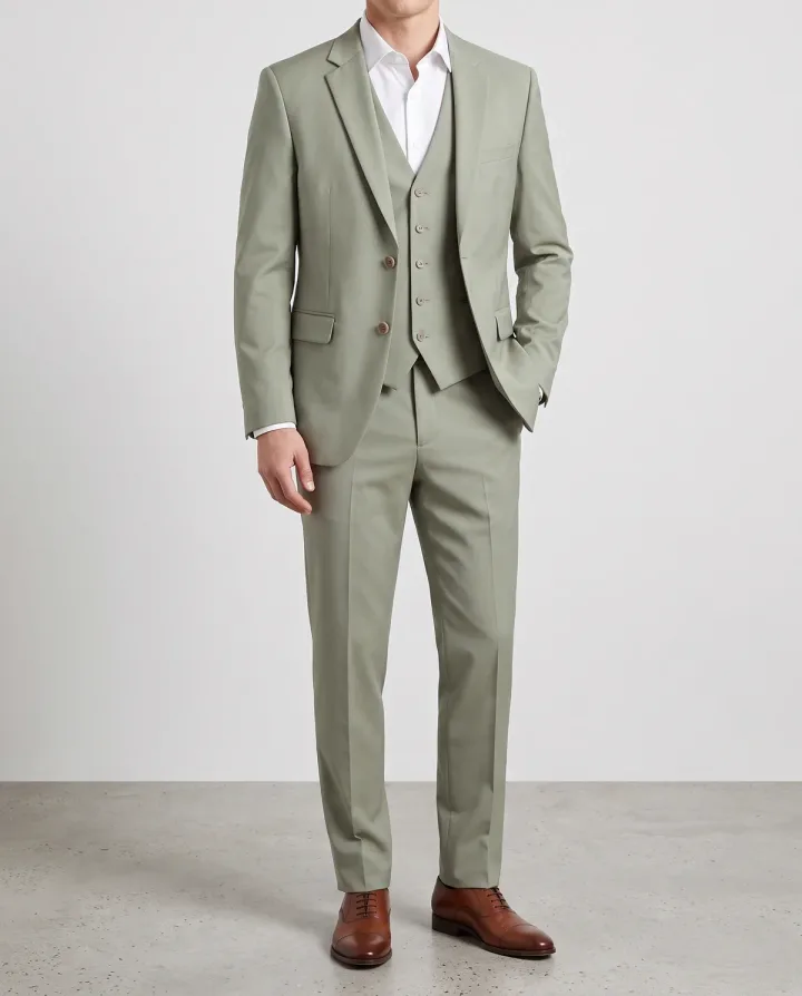 Berber Signature Blazer – Sage Grey
