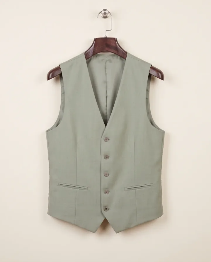 Berber Signature Waistcoat – Sage Grey