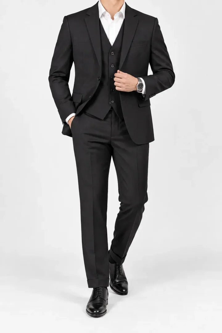 Berber Signature Trouser – Midnight Black
