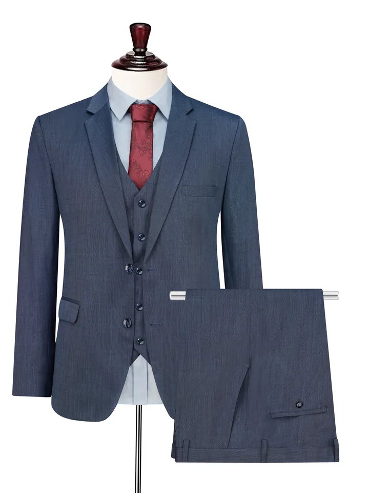 Berber Signature Blazer – Dusty Slate Blue